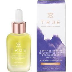 TRUE Skincare Certified Organic Rejuvenating Cacay and Frankincense Facial Oil 30ml