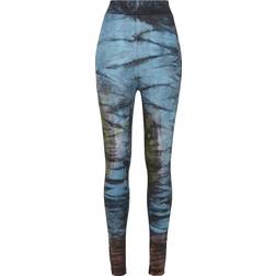 Urban Classics Leggings - Blu Cielo Marrone Scuro/Verde Chiaro/Nero