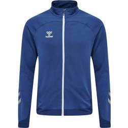 Hummel Poly Zip Sweatshirt - Blå/Hvid