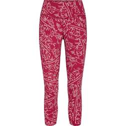 Under Armour Meridian Enkellange Legging Met Print - Roze