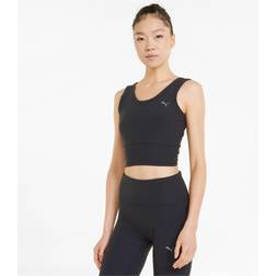 Puma Kurzes Studio Yogini Luxe Damen Trainings-Tank-Top, Schwarz, GrÃ¶ÃŸe: 3XL, Kleidung