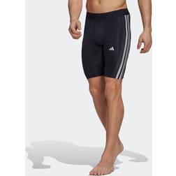 adidas Techfit 3-Stripes Training Short Tights - Black