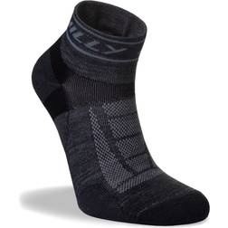 Hilly Trail Quarter Cushioning Charcoal/Black Socks