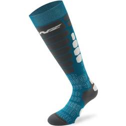 Lenz Skiing 5.0 Socks, grey-blue