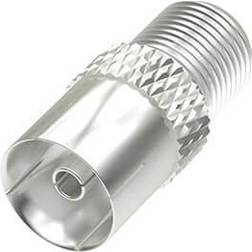 Hama Antenne/SAT adapter stik (F-stik Hun/Coax Hun)