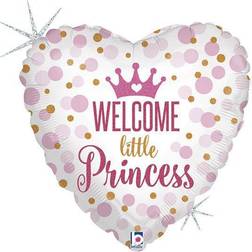 Folieballon Welcome Little Princess