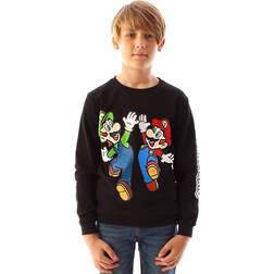 Super Mario Boys Luigi Sweatshirt - Noir