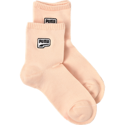 Puma Women's Mesh Short Socks Pack, Peach