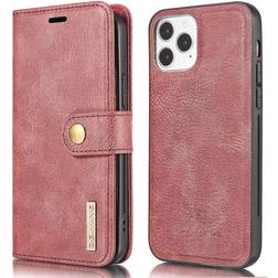 Dgmingcase Split Leather Wallet Case for iPhone 13 mini