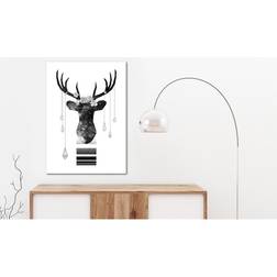 Arkiio Abstract Antlers (1 Part) Vertical 60x90 Tavla