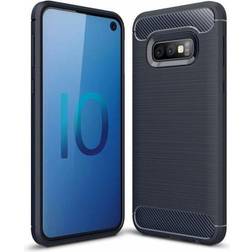 Carbon Flexibel Skal Samsung Galaxy S10e Blå