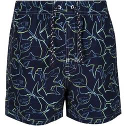 Regatta Boys Skander II Shark Swim Shorts (Navy) 15-16Y