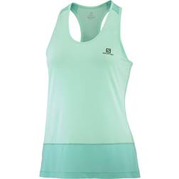 Salomon Women's Cross Run Tank PROVENCE/HEATHER/NAU