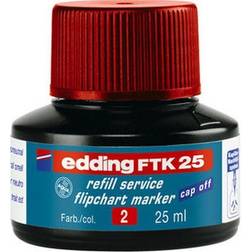 Edding FTK25-2 rød refill blæk til flipchart markers