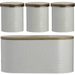 Typhoon Essentials 4 Piece Set Cream Kitchen Container