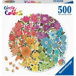 Ravensburger Circle of Colors Flowers 500 Pieces