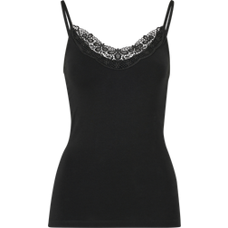 Vero Moda Toppi VmInge Lace Singlet - Musta