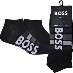 HUGO BOSS Stripe Cotton Ankle Socks 2-pak 39/42