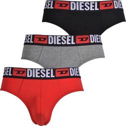 Diesel Lot de trois slips unis - Culottes - Homme