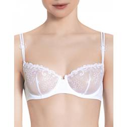 Simone Perele Delice Demi Cup Unlined Underwire Bra - Blanc