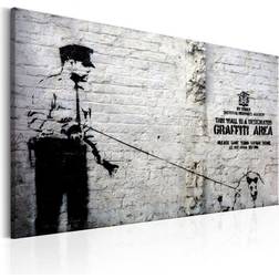 Arkiio Graffiti Area (Police and a Dog) by Banksy 120x80 Tavla