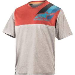 Alpinestars Alps 4.0 SS Youth Bicycle Jersey, grey-blue