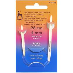 Pony Circular Sock Knitting Needles, 28cm