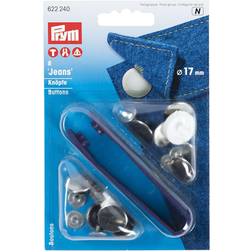 Prym Snap Fasteners 17 mm Silver