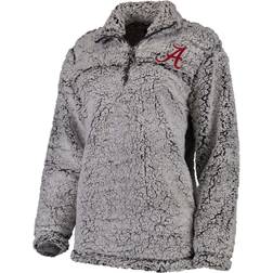 Boxercraft Women's Alabama Crimson Tide Sherpa Super Soft Quarter Zip Pullover Jacket