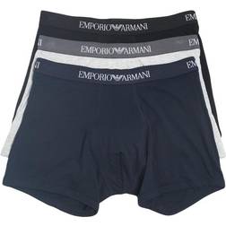 Armani Pure Cotton 3-Pack Boxer Briefs Melange