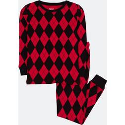 Leveret Kids Argyle 2pc. Pajama Set