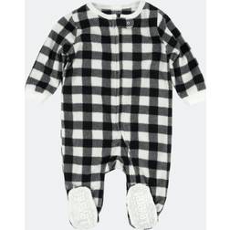 Leveret Toddler Unisex Plaid Footie Fleece Pajamas