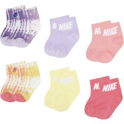 Nike Baby Boy's Tie Dye Socks 6-pcs