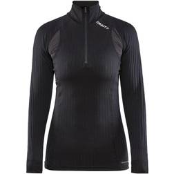 Craft Maglia Compressiva Con Zip Da Donna - Noir