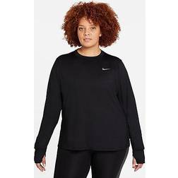 Nike Women's Element Running Crewneck Pullover, Medium