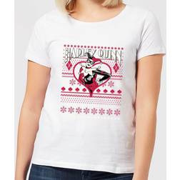 DC Comics Harley Quinn Women's Christmas T-Shirt - Black