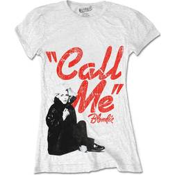 Blondie Call Me Womens T-shirt