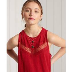 Superdry Chevron Lace Sleeveless T-shirt