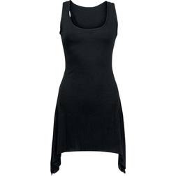 Spiral Goth Bottom Camisole Dress - Black