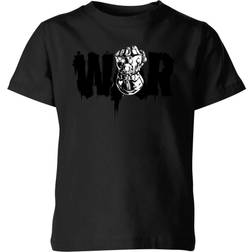 Marvel Kid's Avengers Infinity War War Fist T-shirt - Black