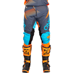 O'Neal Element Factor Pants Men - Gray/Orange/Blue