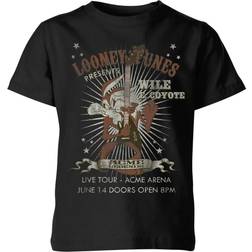 Looney Tunes Arena Tour Kinder T-Shirt - Schwarz