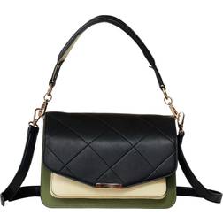 Noella Blanca Multi Compartment Bag - Black/Green/Cream