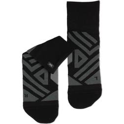 On Mid Socks Unisex - Black/Shadow