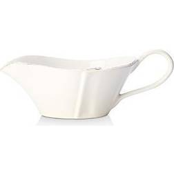 Vietri Lastra Sauce Server White Salsera