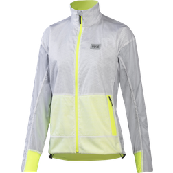 Gore Wear Women's Drive Running Jacket White/Neon