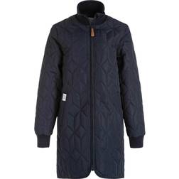 Weather Report Nokka Long Quilted Jacket Women - Navy