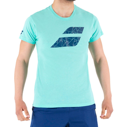 Babolat Exercise Big Flag T-shirt Men - Turkos