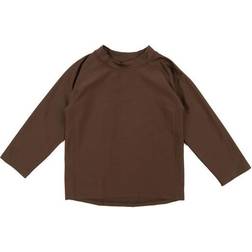 Leveret Long Sleeve Rash Guard - Brown