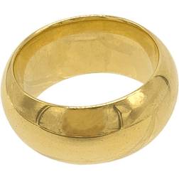 Adornia 14K Plated Domed Cigar Ring